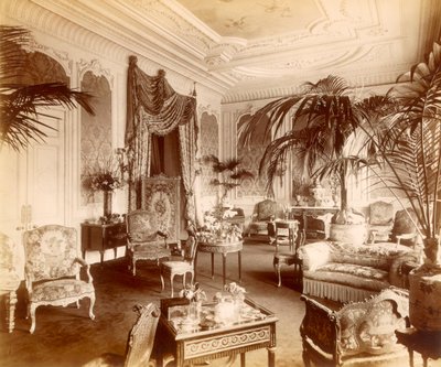 The Drawing Room at 17 Grosvenor Place, London by English Photographer